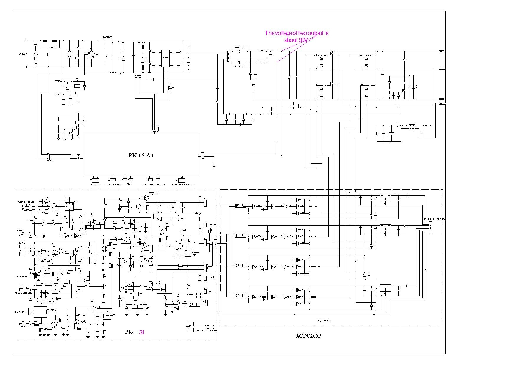 Schematic TIG welder