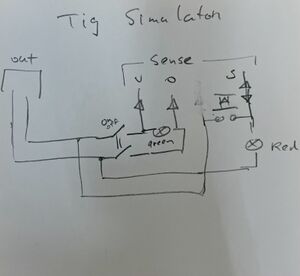 TIG Simulator, schematics