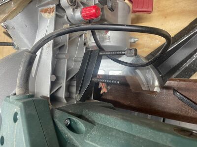 fixing metabo saw with toolmakers clamp